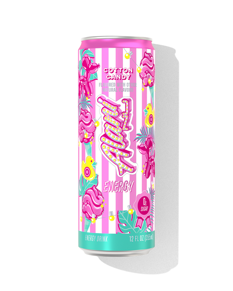 Cotton Candy energy drink 12-pack