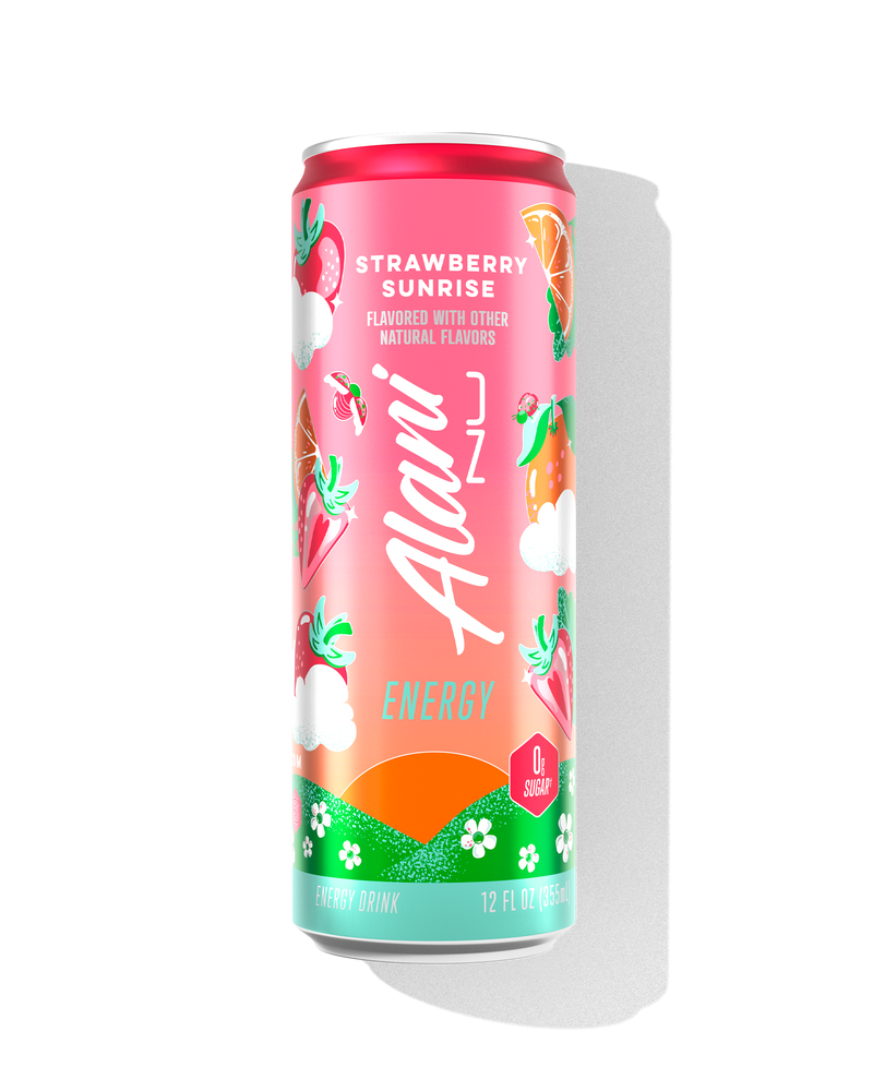 Strawberry Sunrise energy drink 12-pack